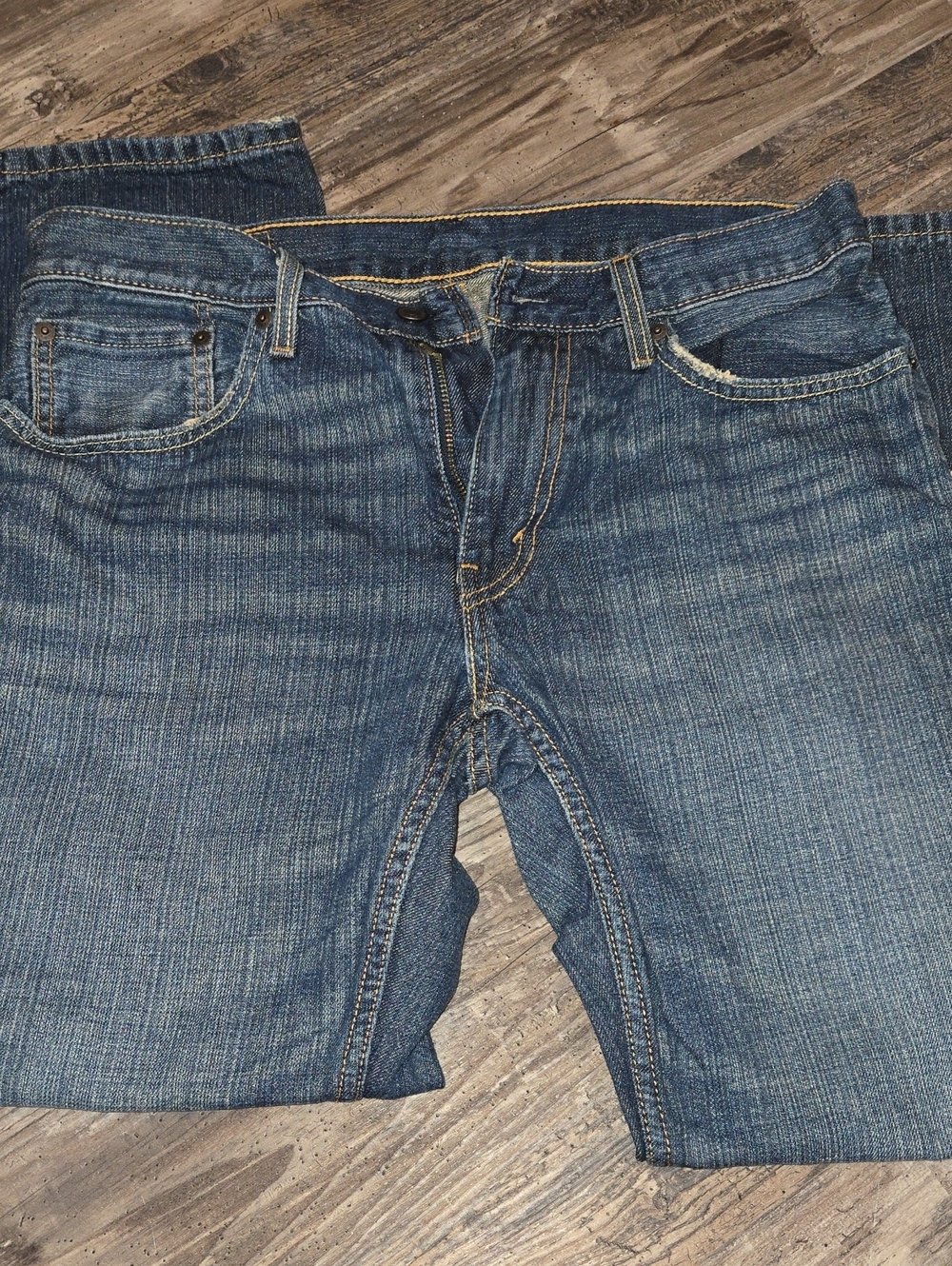 Levi's 559 Slim Straight Jeans in Faded Blue Denim 32x30